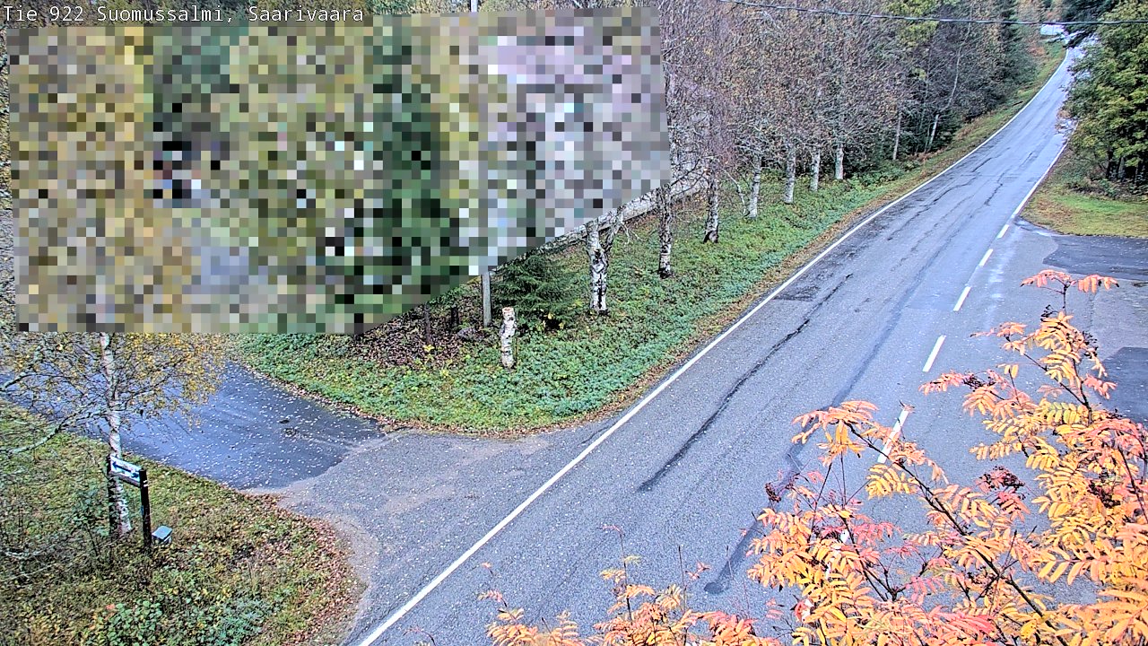 Weather Camera Image Road 950 843 Suomussalmi, Saarivaara, Suomussalmi, Kainuu