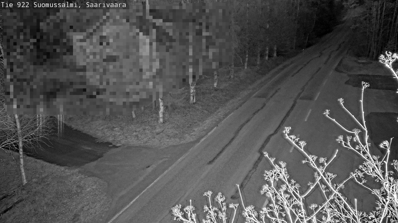 Weather Camera Image Road 950 843 Suomussalmi, Saarivaara, Suomussalmi, Kainuu