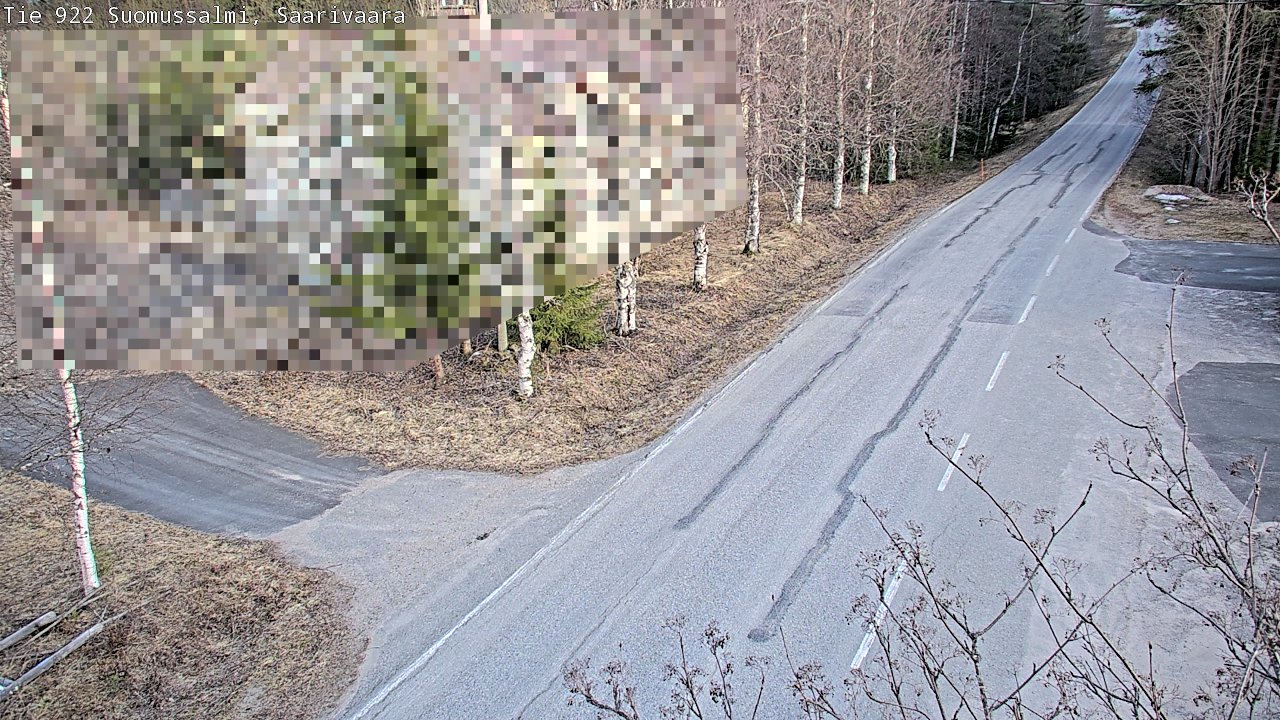 Weather Camera Image Road 950 843 Suomussalmi, Saarivaara, Suomussalmi, Kainuu