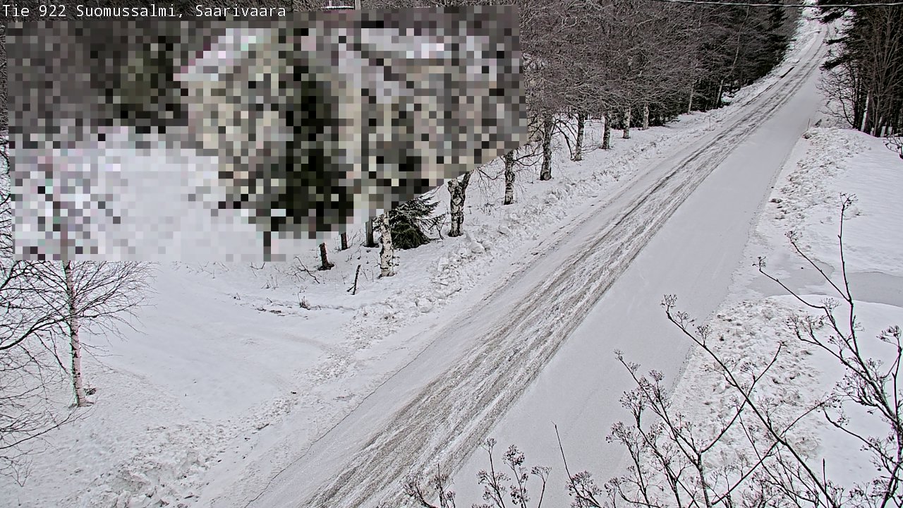 Kelikamerat Kuva Tie 843 Suomussalmi, Saarivaara, Suomussalmi, Kainuu