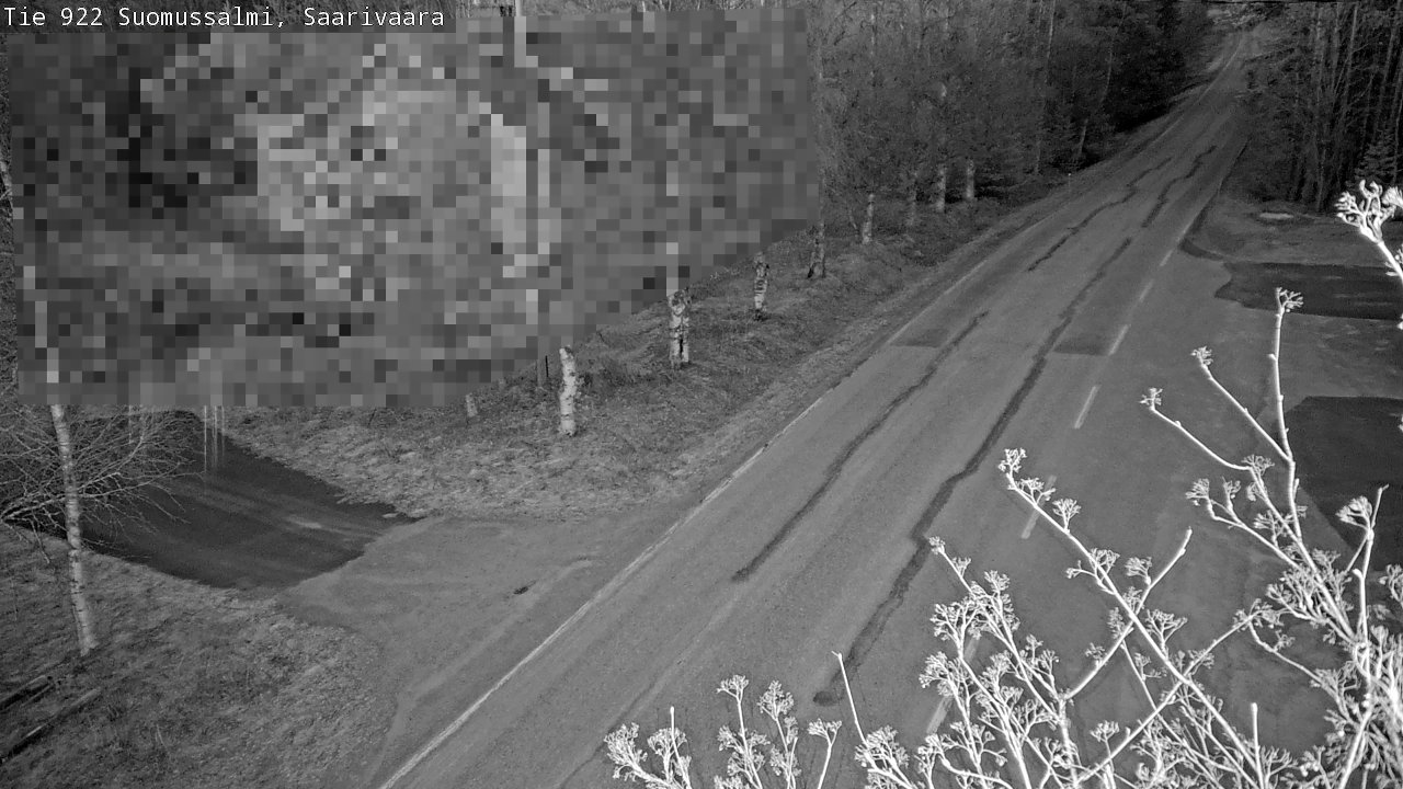 Weather Camera Image Road 950 843 Suomussalmi, Saarivaara, Suomussalmi, Kainuu