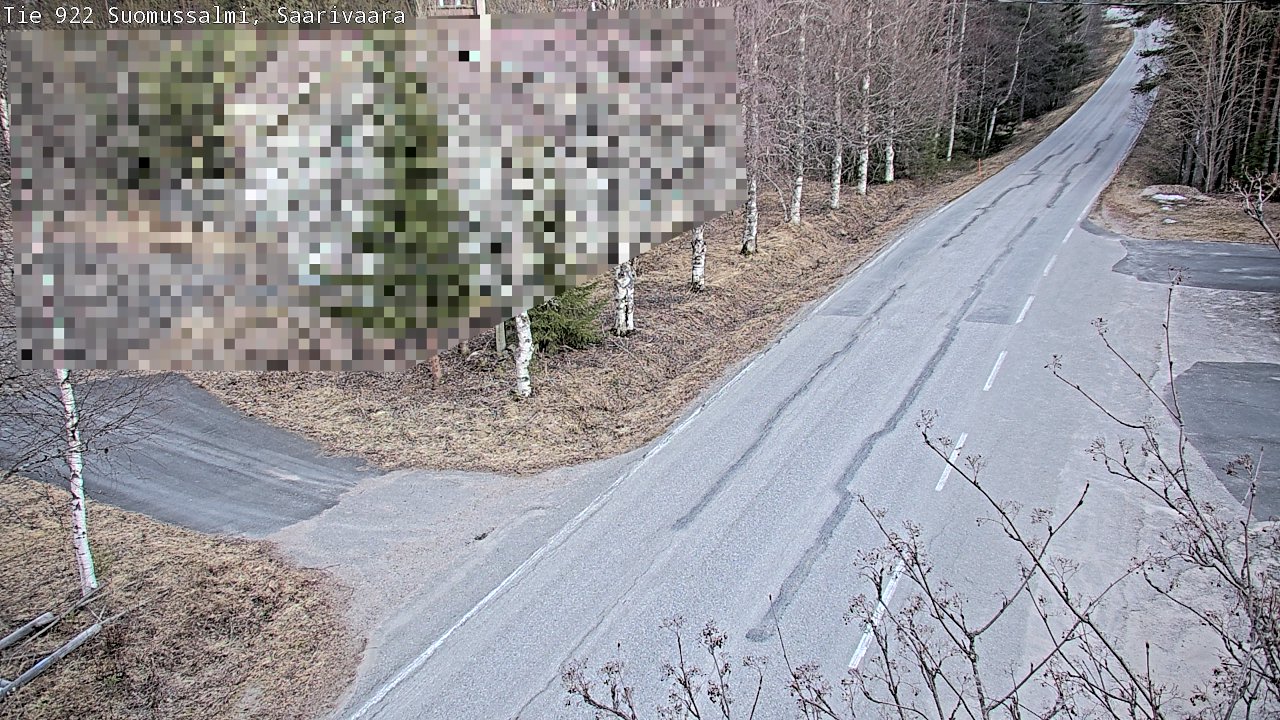 Weather Camera Image Road 950 843 Suomussalmi, Saarivaara, Suomussalmi, Kainuu