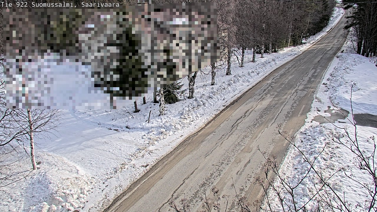 Weather Camera Image Road 950 843 Suomussalmi, Saarivaara, Suomussalmi, Kainuu