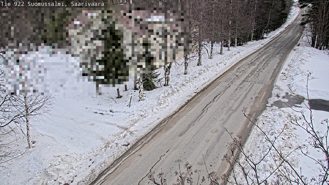 Weather Camera Image Road 950 843 Suomussalmi, Saarivaara, Suomussalmi, Kainuu