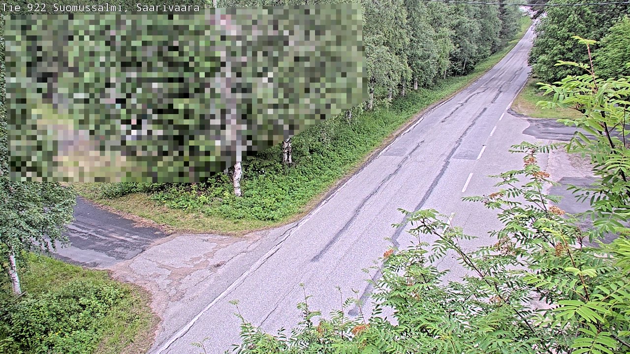 Kelikamerat Kuva Tie 843 Suomussalmi, Saarivaara, Suomussalmi, Kainuu