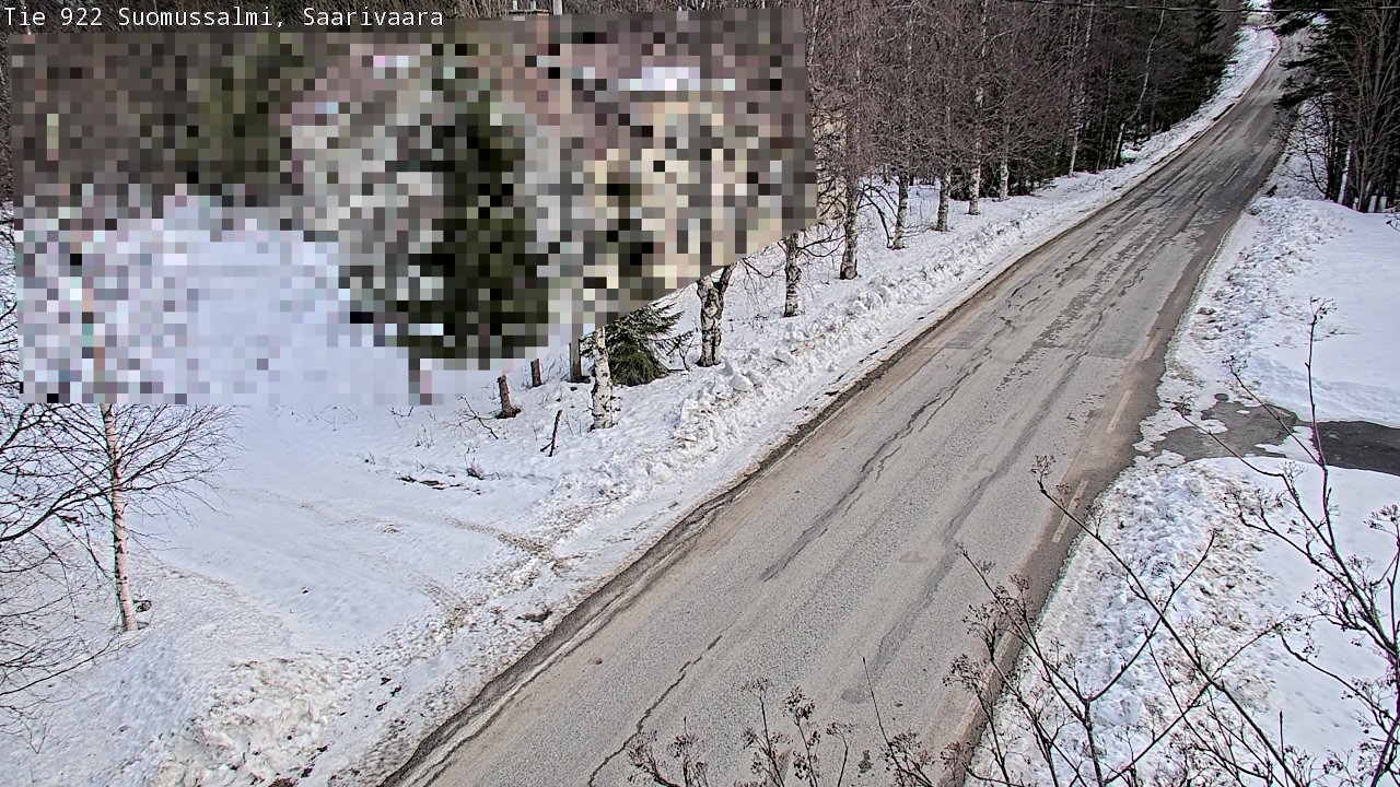 Weather Camera Image Road 950 843 Suomussalmi, Saarivaara, Suomussalmi, Kainuu