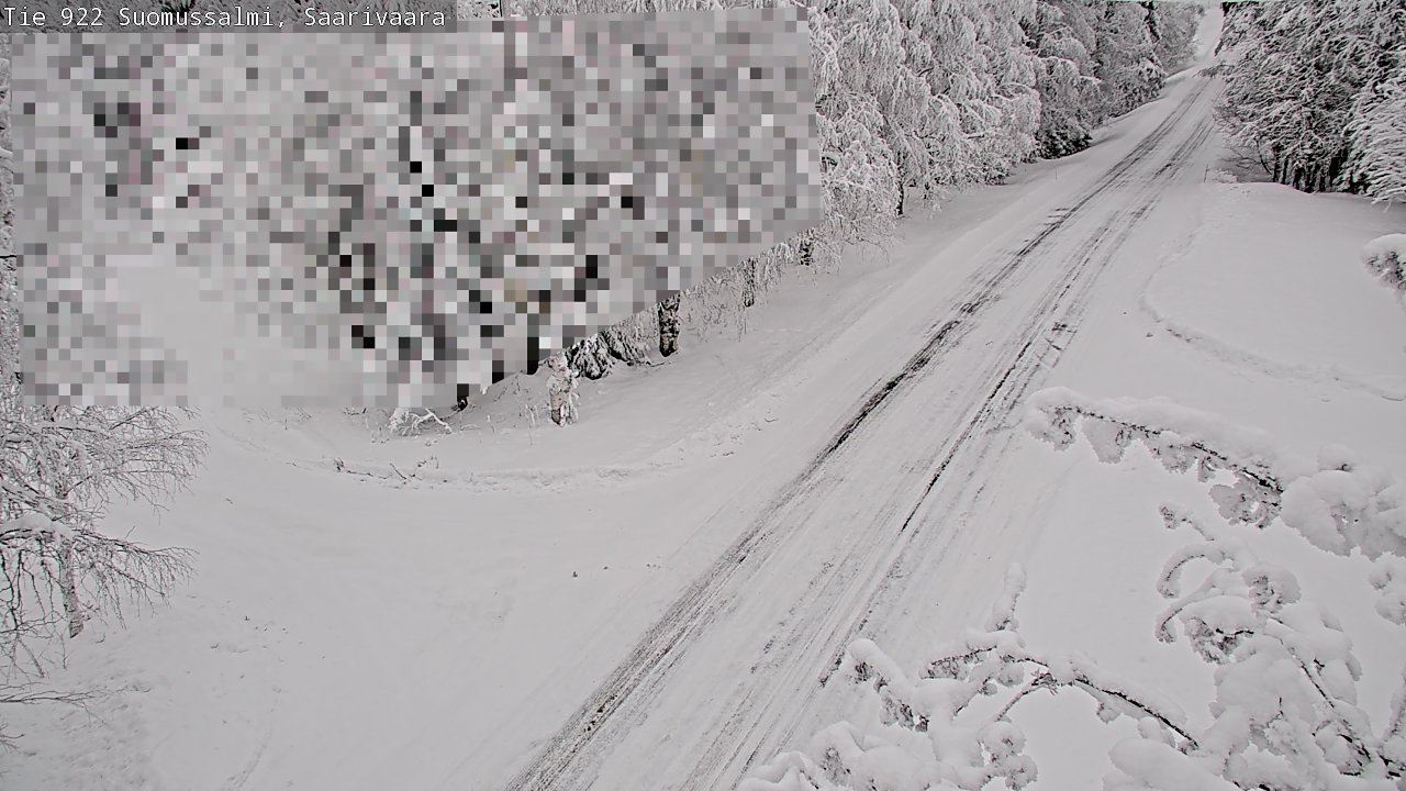 Weather Camera Image Road 950 843 Suomussalmi, Saarivaara, Suomussalmi, Kainuu