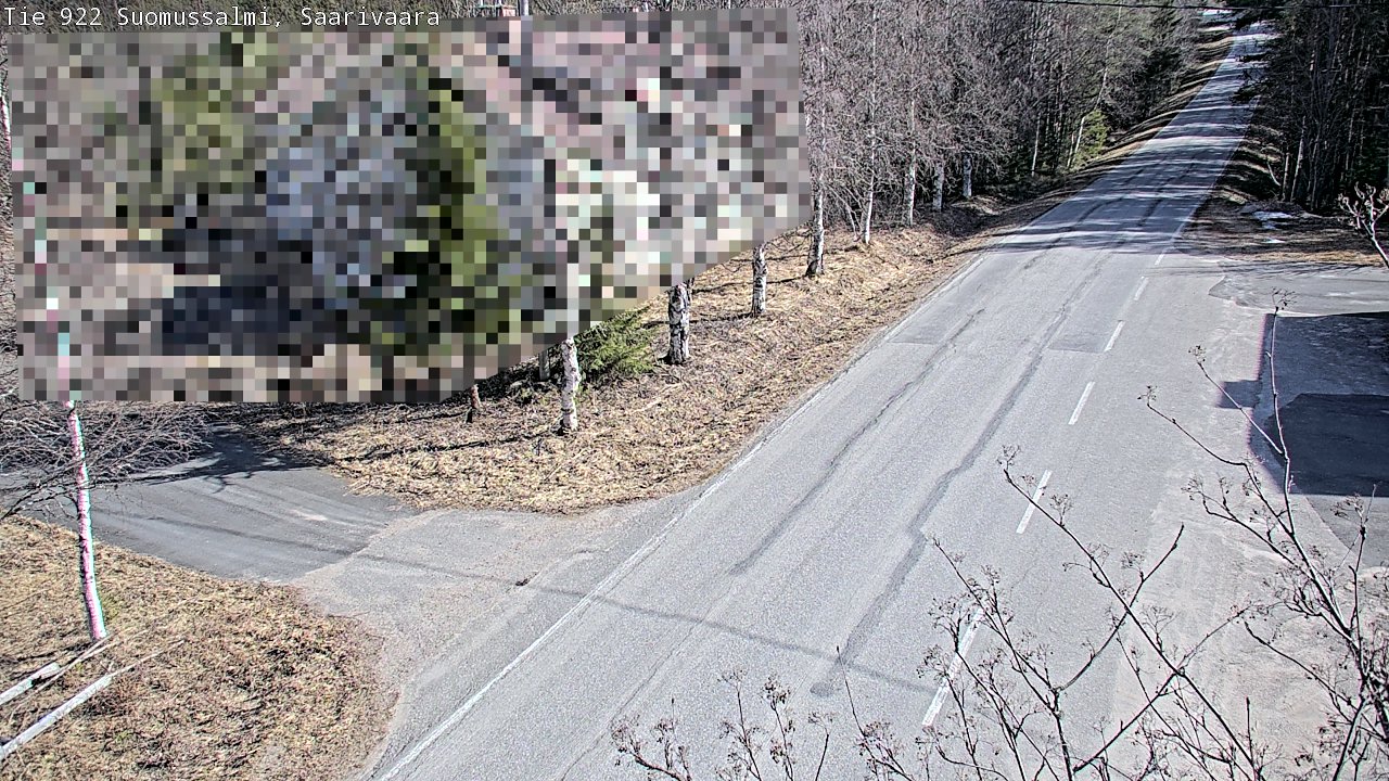 Weather Camera Image Road 950 843 Suomussalmi, Saarivaara, Suomussalmi, Kainuu