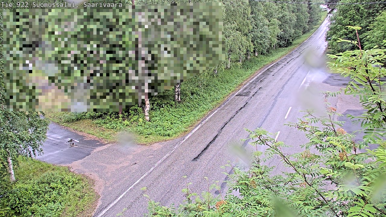 Weather Camera Image Road 950 843 Suomussalmi, Saarivaara, Suomussalmi, Kainuu