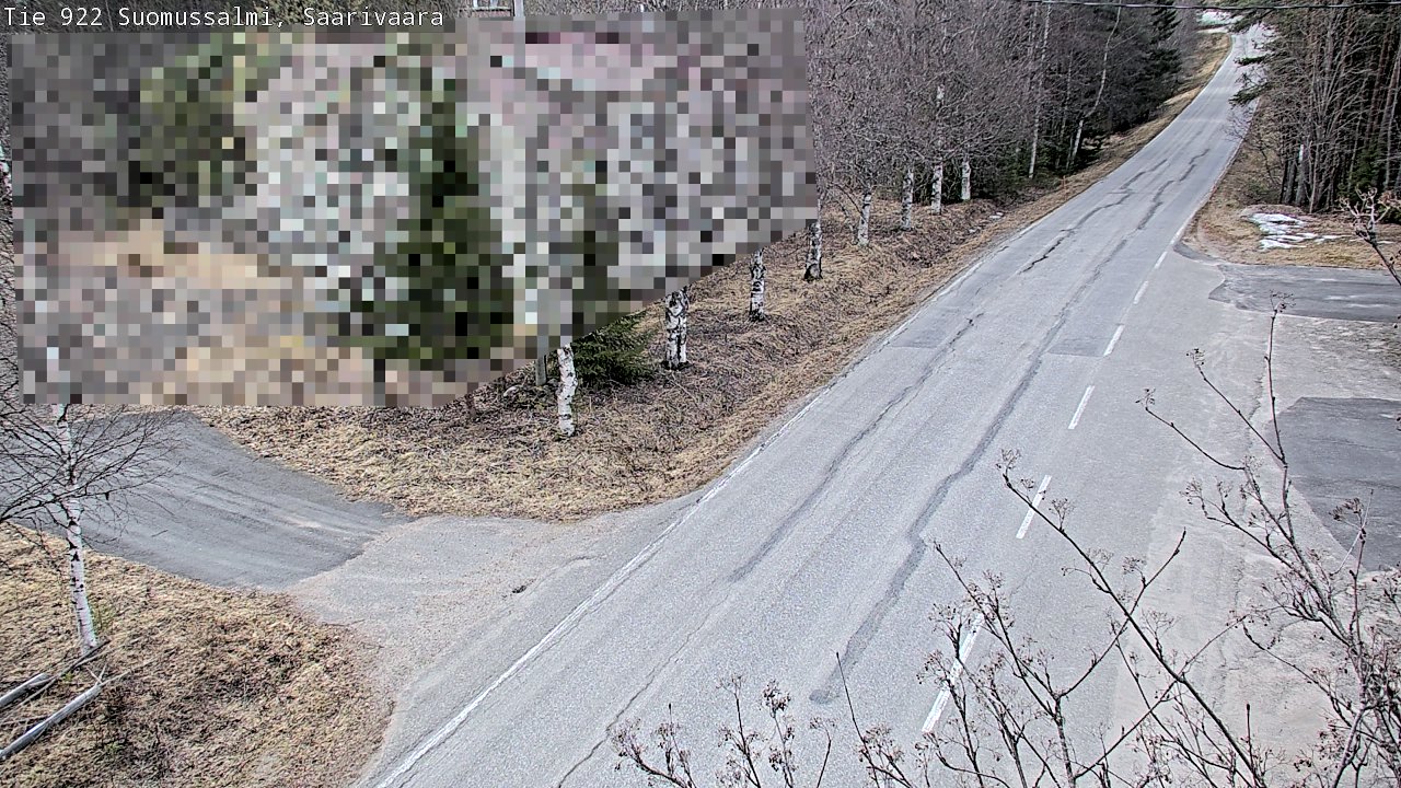 Weather Camera Image Road 950 843 Suomussalmi, Saarivaara, Suomussalmi, Kainuu