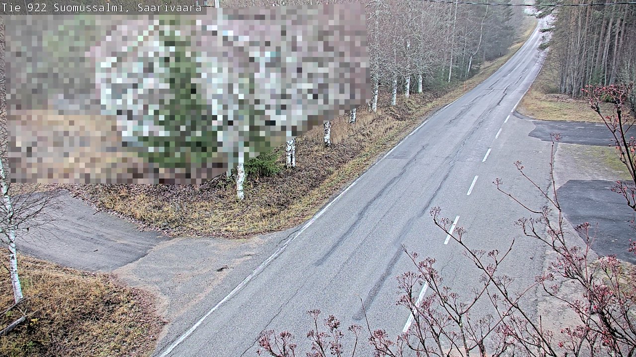 Kelikamerat Kuva Tie 843 Suomussalmi, Saarivaara, Suomussalmi, Kainuu