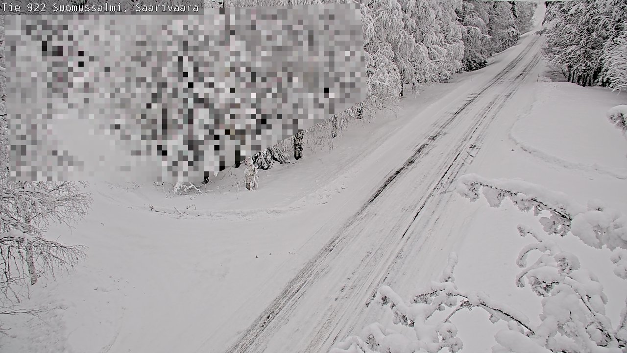 Weather Camera Image Road 950 843 Suomussalmi, Saarivaara, Suomussalmi, Kainuu