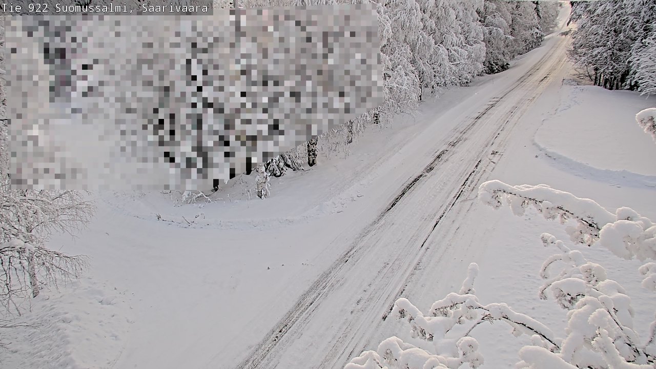 Weather Camera Image Road 950 843 Suomussalmi, Saarivaara, Suomussalmi, Kainuu
