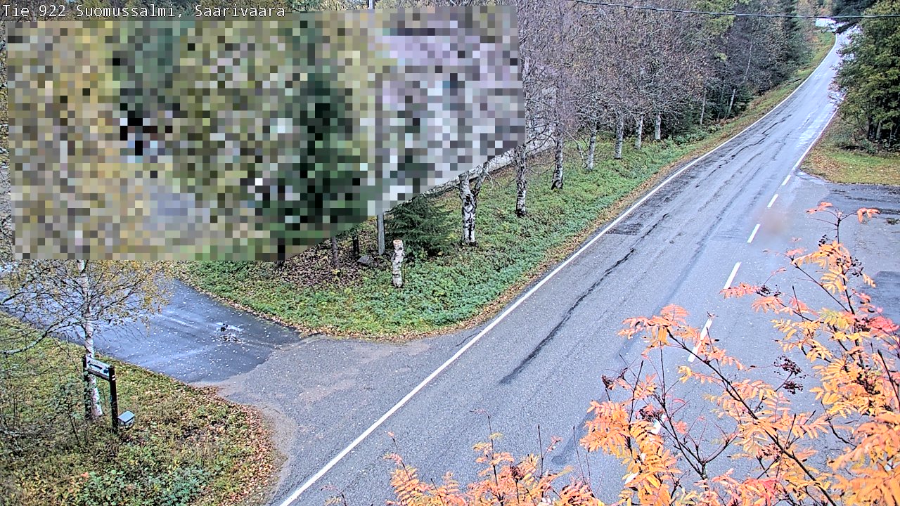 Weather Camera Image Road 950 843 Suomussalmi, Saarivaara, Suomussalmi, Kainuu