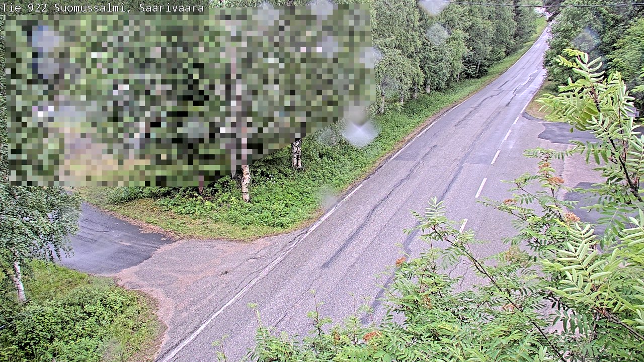 Weather Camera Image Road 950 843 Suomussalmi, Saarivaara, Suomussalmi, Kainuu