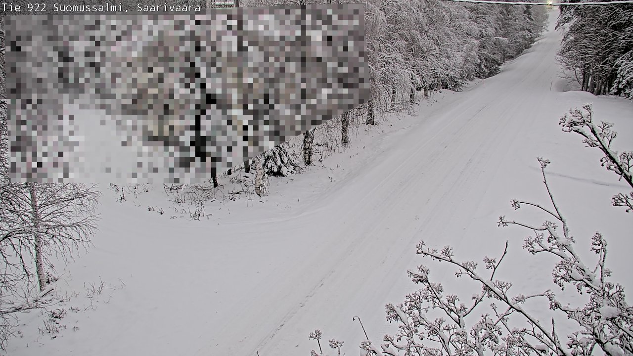 Weather Camera Image Road 950 843 Suomussalmi, Saarivaara, Suomussalmi, Kainuu