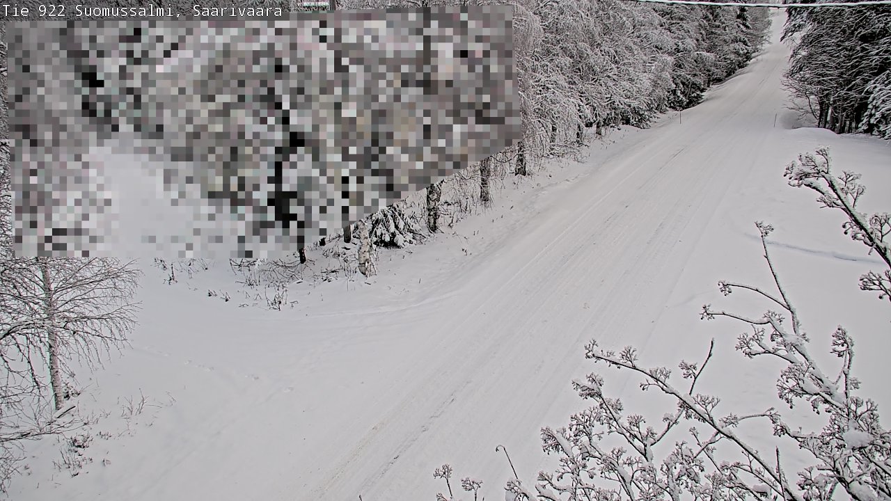 Weather Camera Image Road 950 843 Suomussalmi, Saarivaara, Suomussalmi, Kainuu