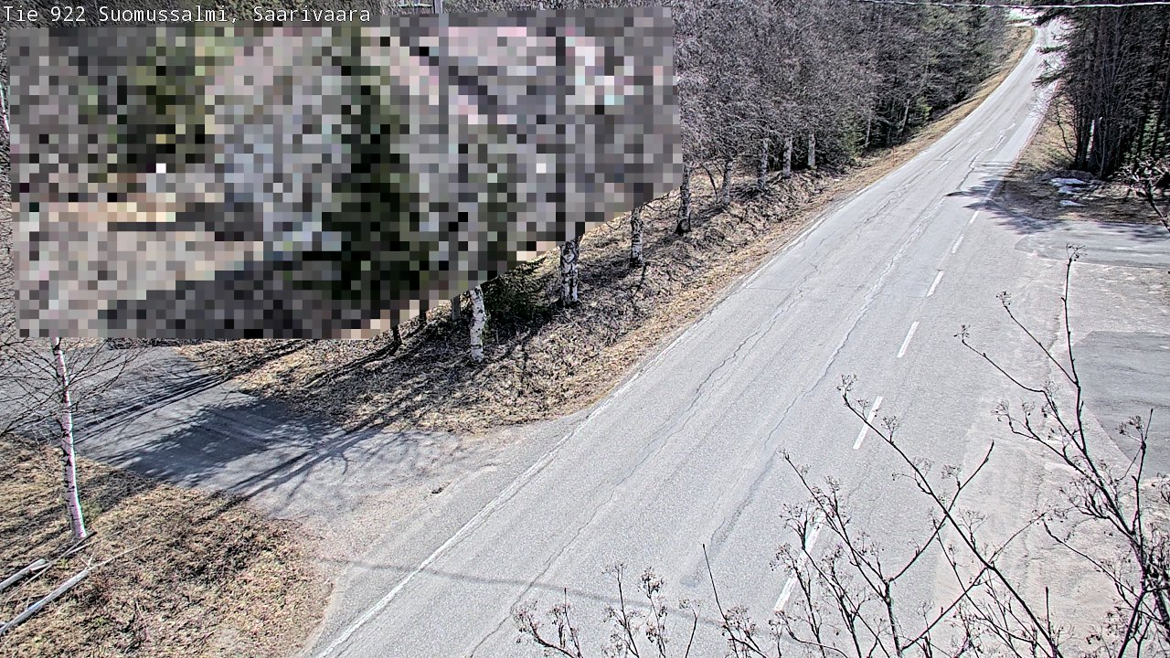 Weather Camera Image Road 950 843 Suomussalmi, Saarivaara, Suomussalmi, Kainuu