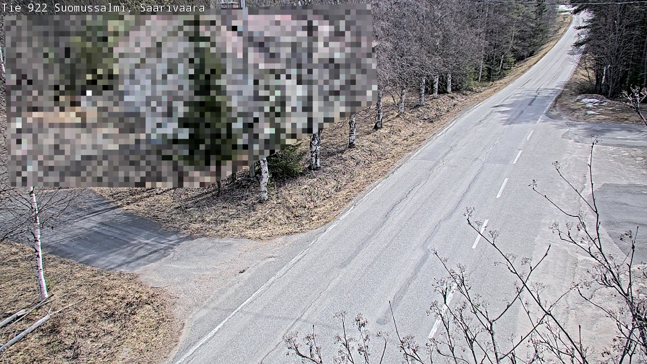 Weather Camera Image Road 950 843 Suomussalmi, Saarivaara, Suomussalmi, Kainuu