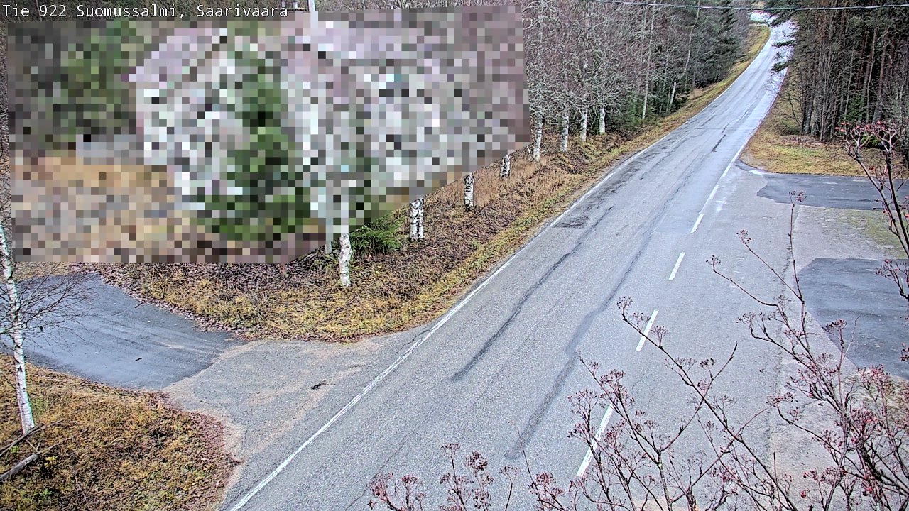 Kelikamerat Kuva Tie 843 Suomussalmi, Saarivaara, Suomussalmi, Kainuu