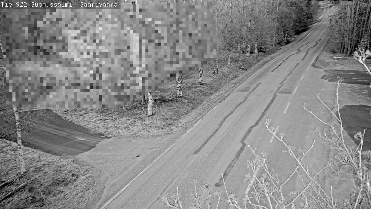 Kelikamerat Kuva Tie 843 Suomussalmi, Saarivaara, Suomussalmi, Kainuu