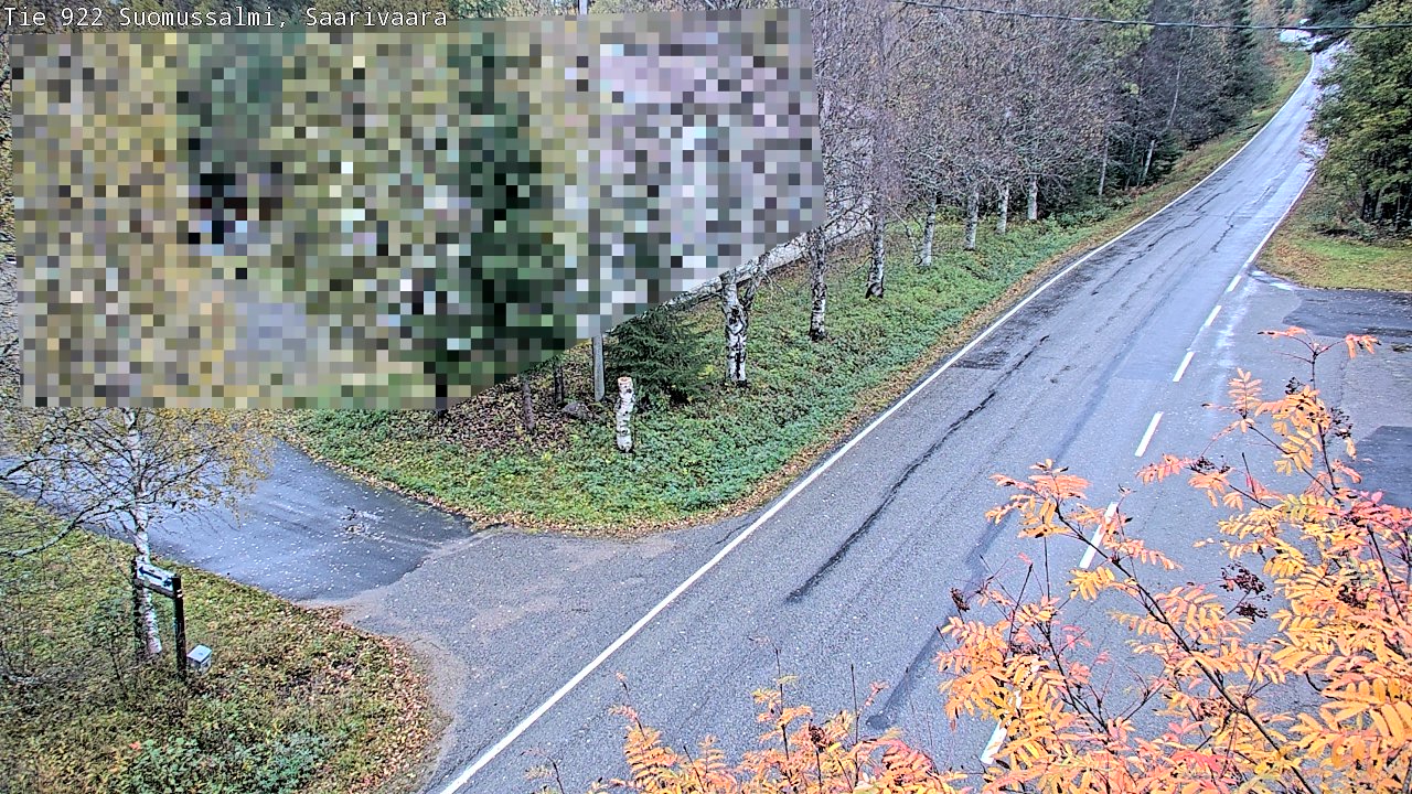 Weather Camera Image Road 950 843 Suomussalmi, Saarivaara, Suomussalmi, Kainuu