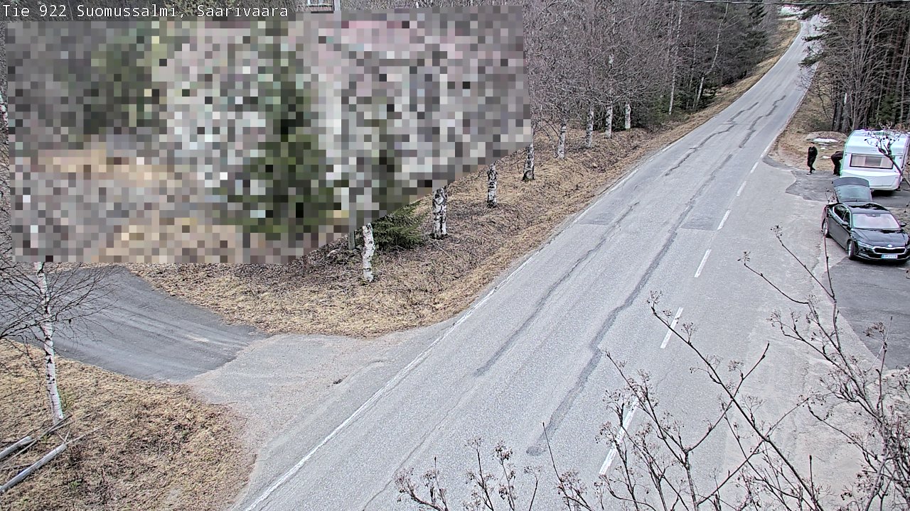 Weather Camera Image Väg 843 Suomussalmi, Saarivaara, Suomussalmi, Kainuu