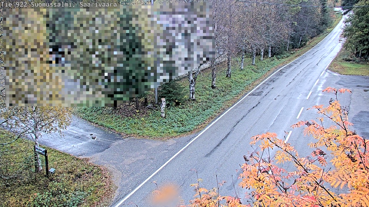 Weather Camera Image Road 950 843 Suomussalmi, Saarivaara, Suomussalmi, Kainuu