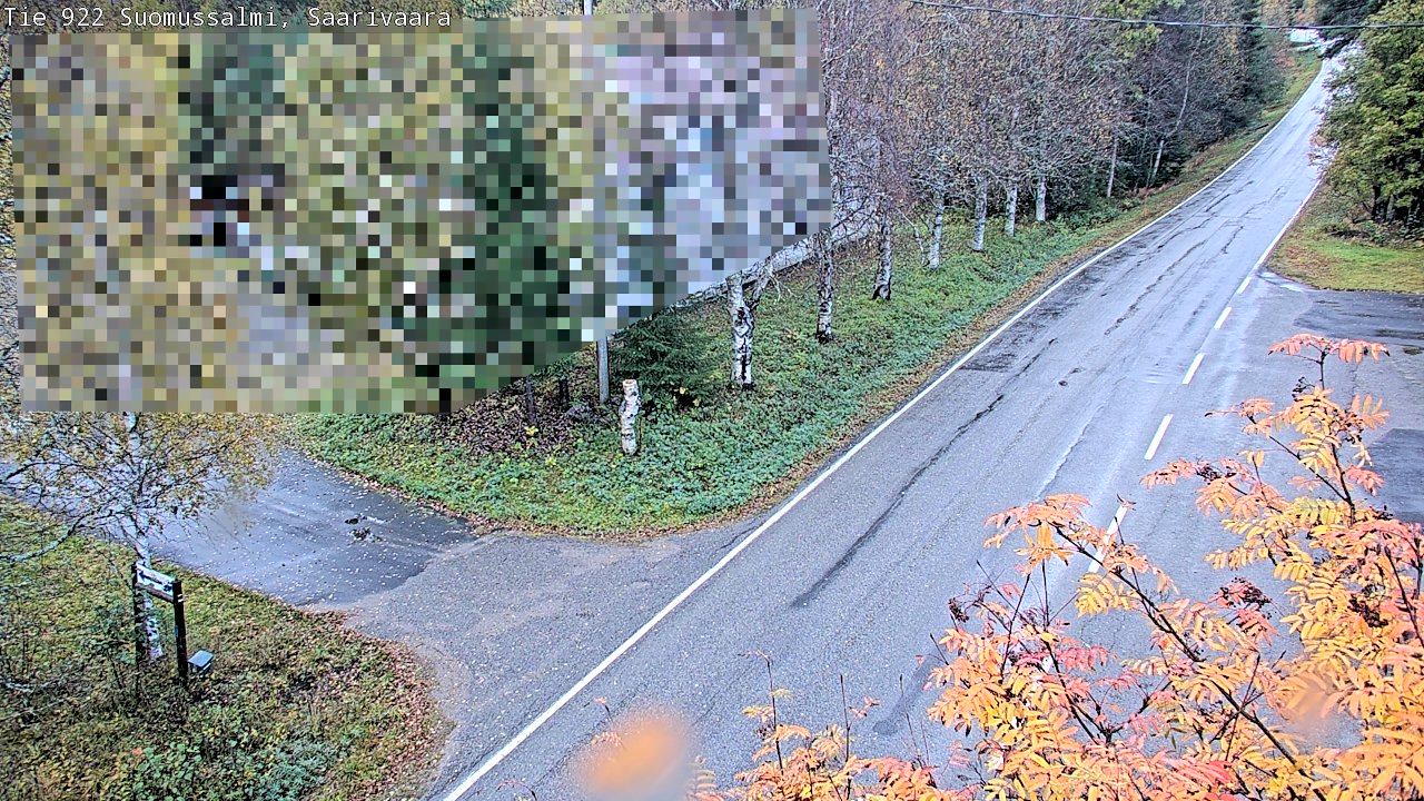 Weather Camera Image Road 950 843 Suomussalmi, Saarivaara, Suomussalmi, Kainuu