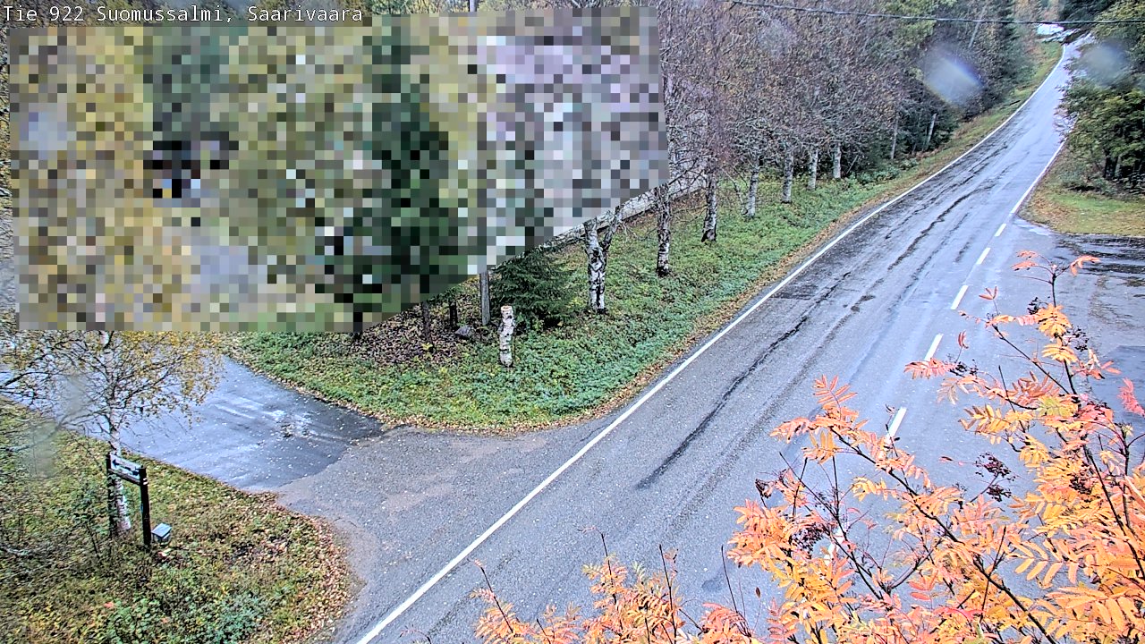 Weather Camera Image Road 950 843 Suomussalmi, Saarivaara, Suomussalmi, Kainuu