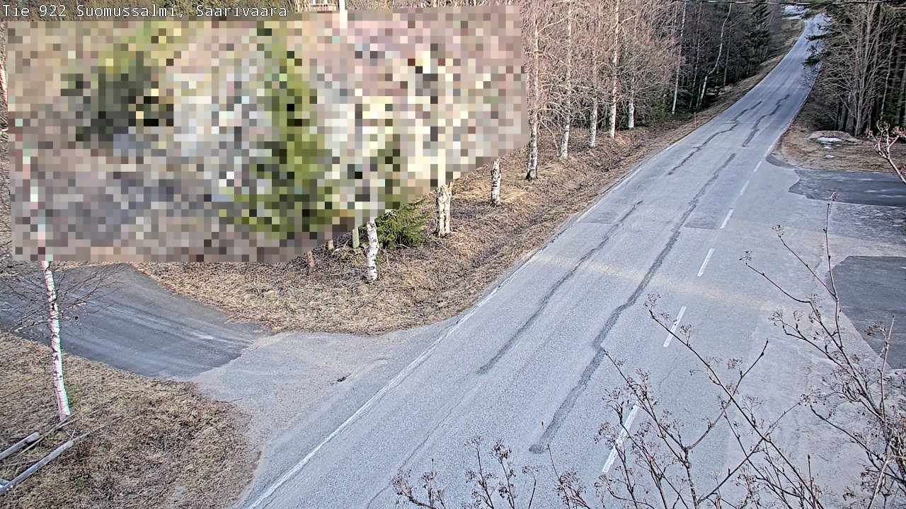 Weather Camera Image Road 950 843 Suomussalmi, Saarivaara, Suomussalmi, Kainuu