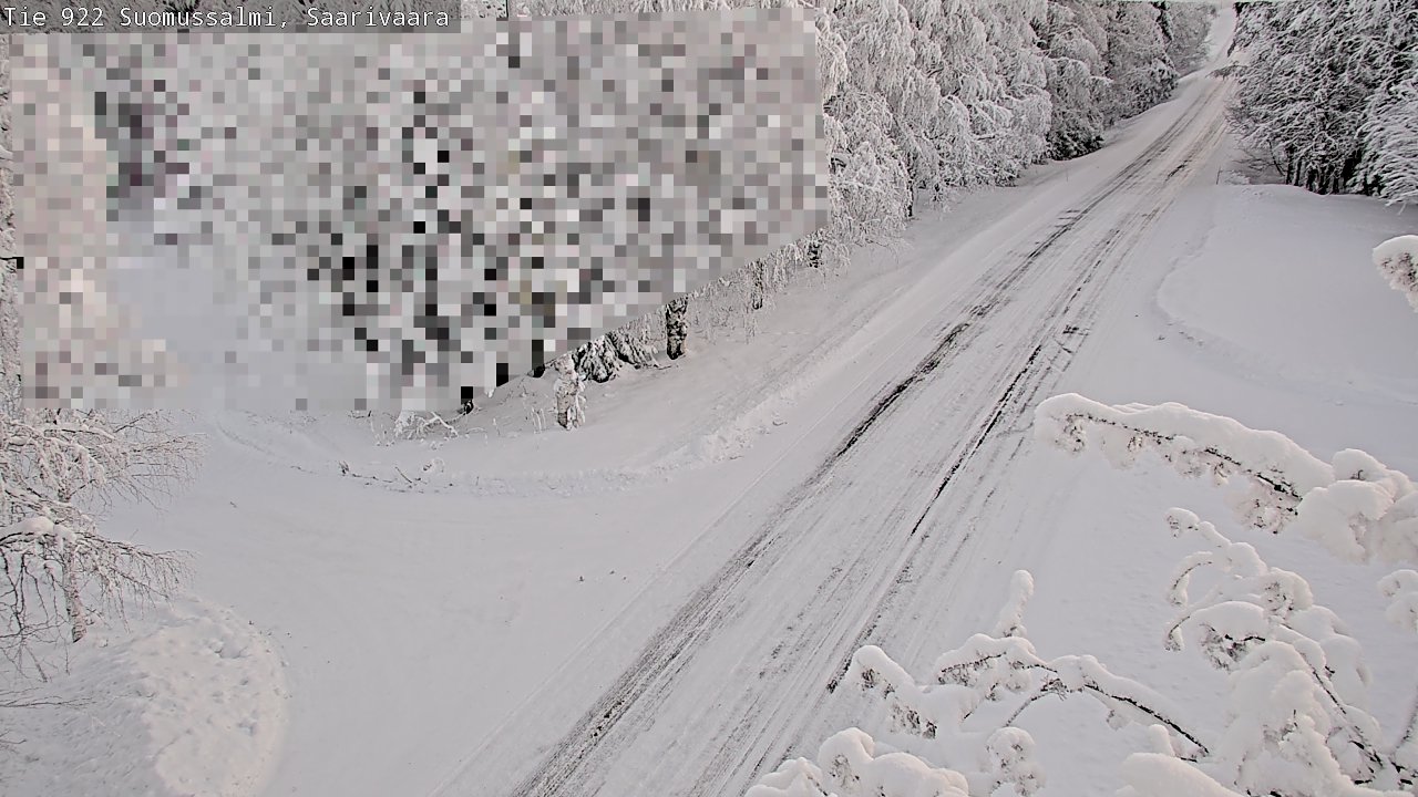 Weather Camera Image Road 950 843 Suomussalmi, Saarivaara, Suomussalmi, Kainuu