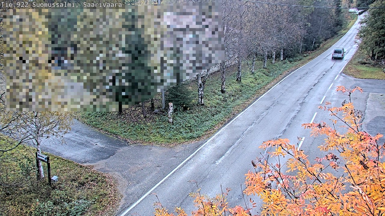 Weather Camera Image Road 950 843 Suomussalmi, Saarivaara, Suomussalmi, Kainuu