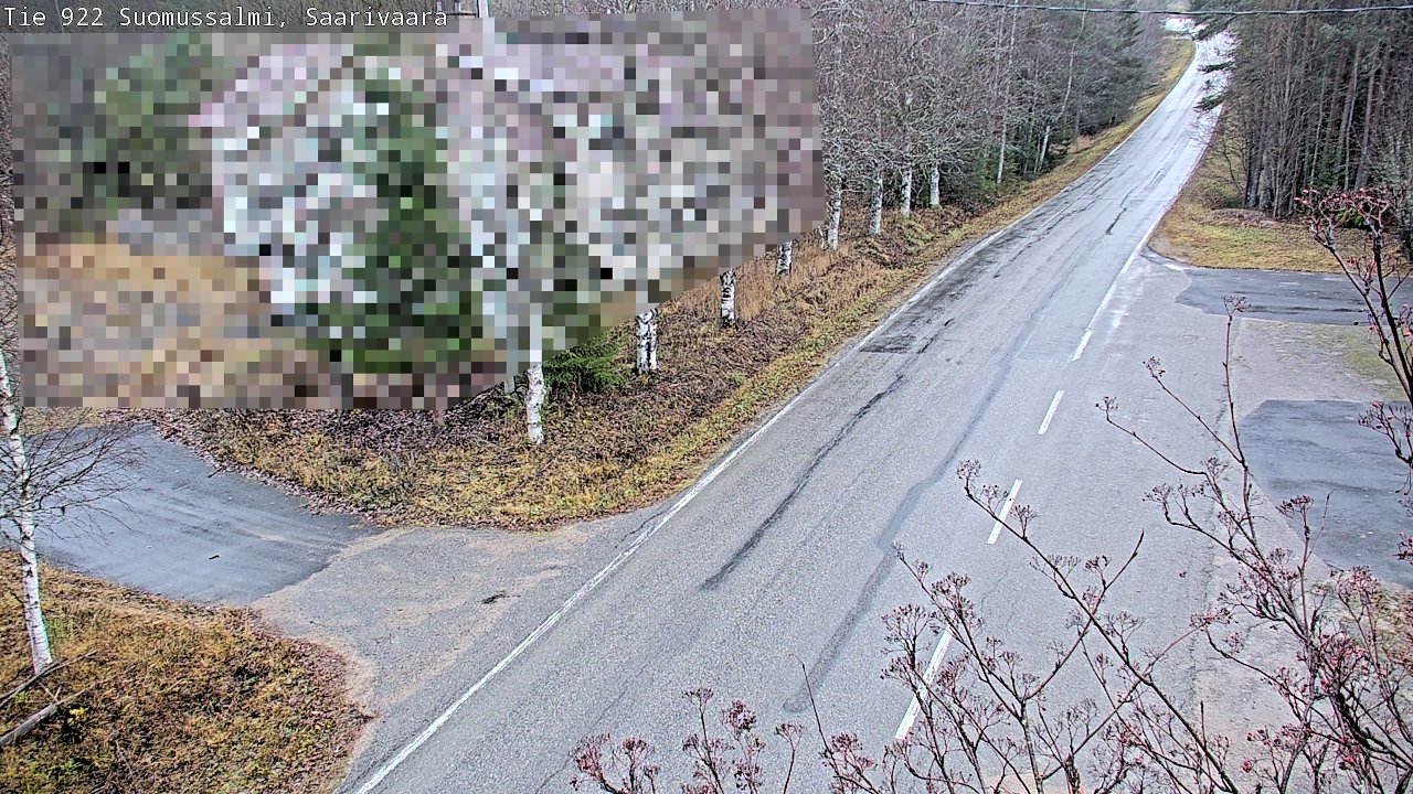 Kelikamerat Kuva Tie 843 Suomussalmi, Saarivaara, Suomussalmi, Kainuu