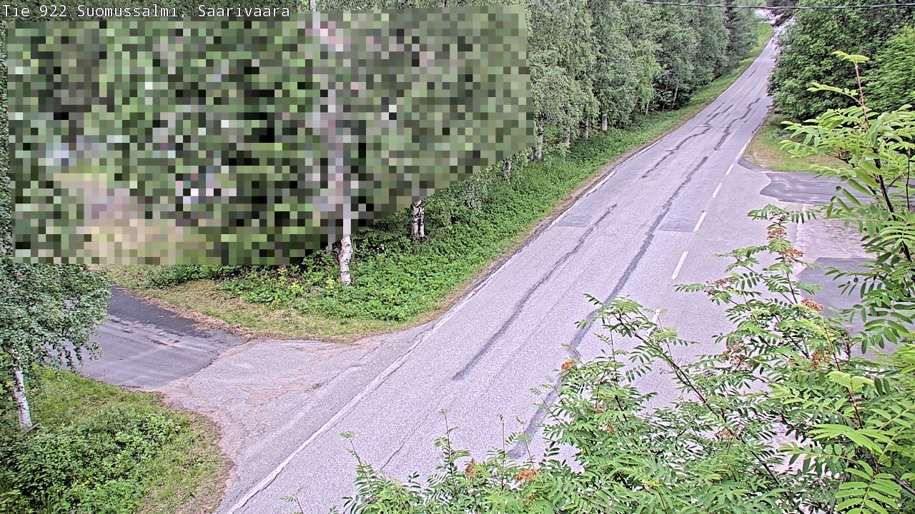 Kelikamerat Kuva Tie 843 Suomussalmi, Saarivaara, Suomussalmi, Kainuu