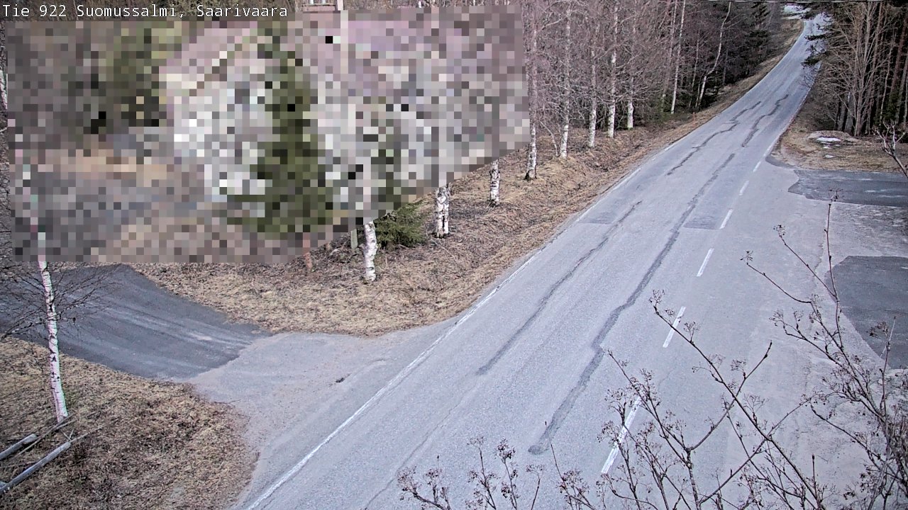 Weather Camera Image Road 950 843 Suomussalmi, Saarivaara, Suomussalmi, Kainuu