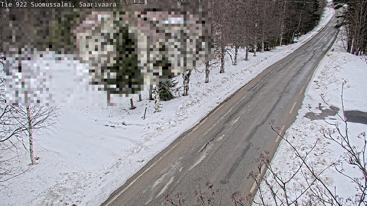 Kelikamerat Kuva Tie 843 Suomussalmi, Saarivaara, Suomussalmi, Kainuu
