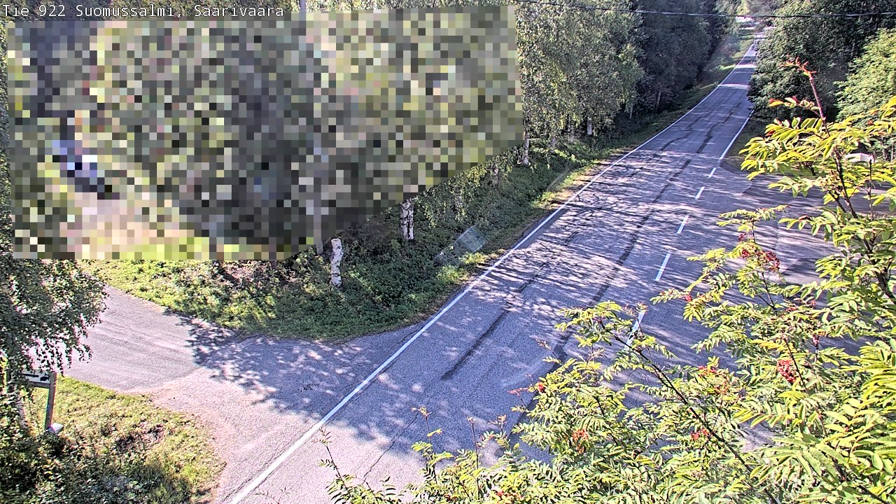 Weather Camera Image Väg 843 Suomussalmi, Saarivaara, Suomussalmi, Kainuu