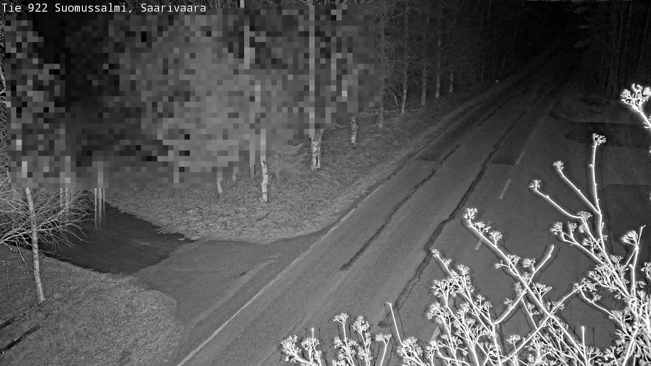 Weather Camera Image Road 950 843 Suomussalmi, Saarivaara, Suomussalmi, Kainuu