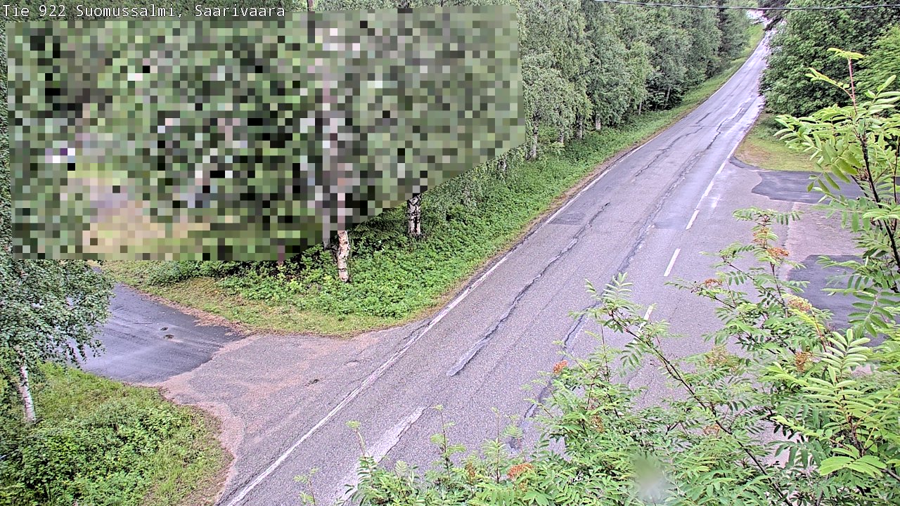 Weather Camera Image Road 950 843 Suomussalmi, Saarivaara, Suomussalmi, Kainuu