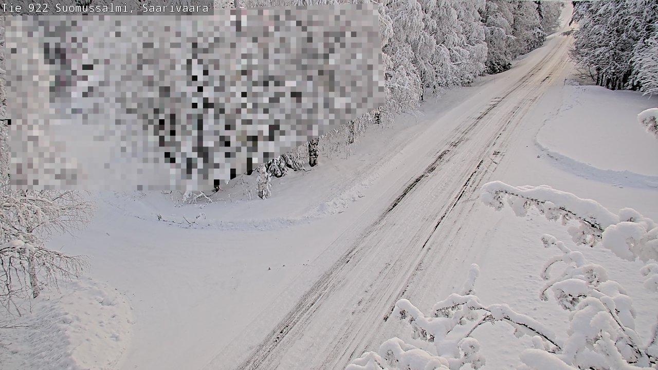 Weather Camera Image Road 950 843 Suomussalmi, Saarivaara, Suomussalmi, Kainuu