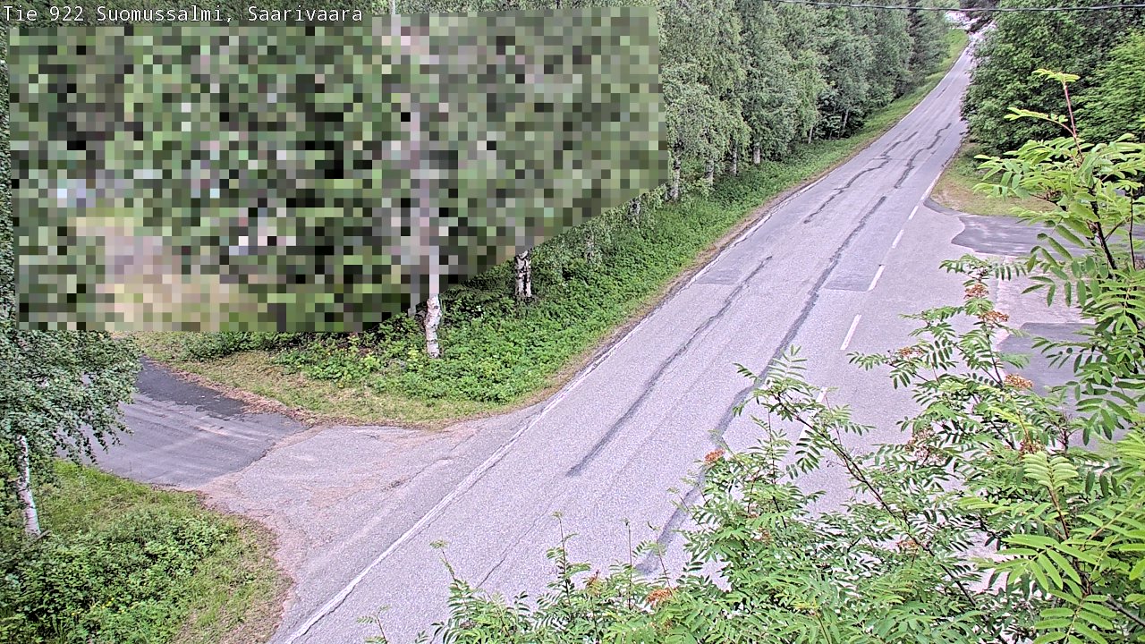Kelikamerat Kuva Tie 843 Suomussalmi, Saarivaara, Suomussalmi, Kainuu
