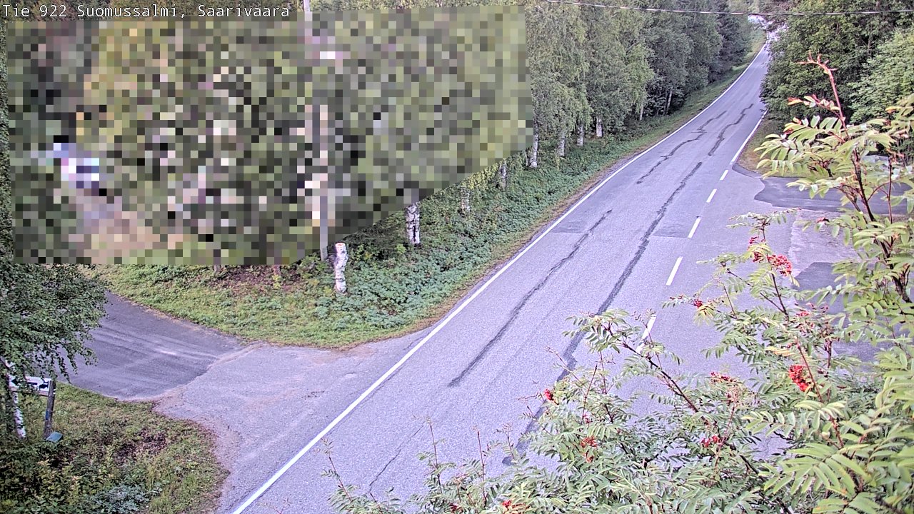 Kelikamerat Kuva Tie 843 Suomussalmi, Saarivaara, Suomussalmi, Kainuu