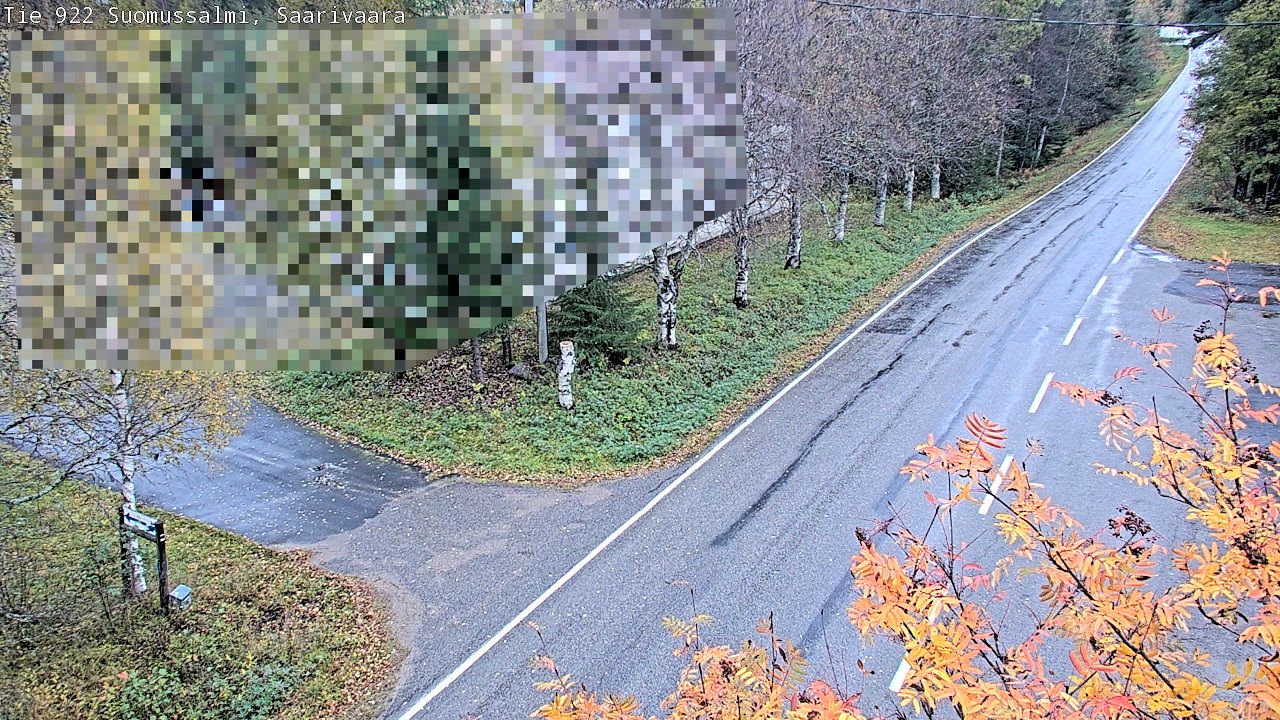 Weather Camera Image Road 950 843 Suomussalmi, Saarivaara, Suomussalmi, Kainuu