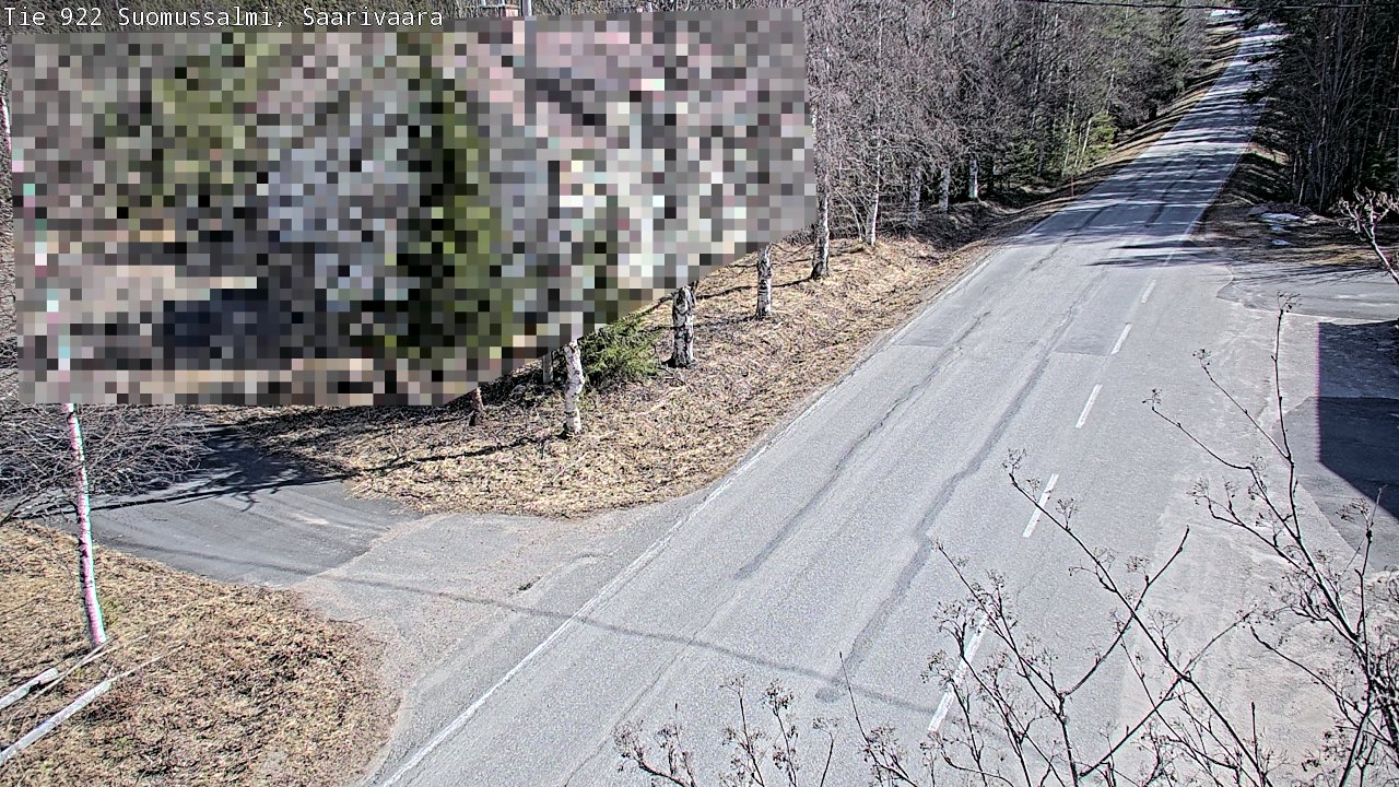 Weather Camera Image Road 950 843 Suomussalmi, Saarivaara, Suomussalmi, Kainuu