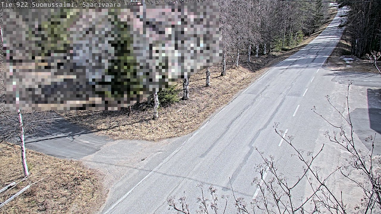 Weather Camera Image Road 950 843 Suomussalmi, Saarivaara, Suomussalmi, Kainuu