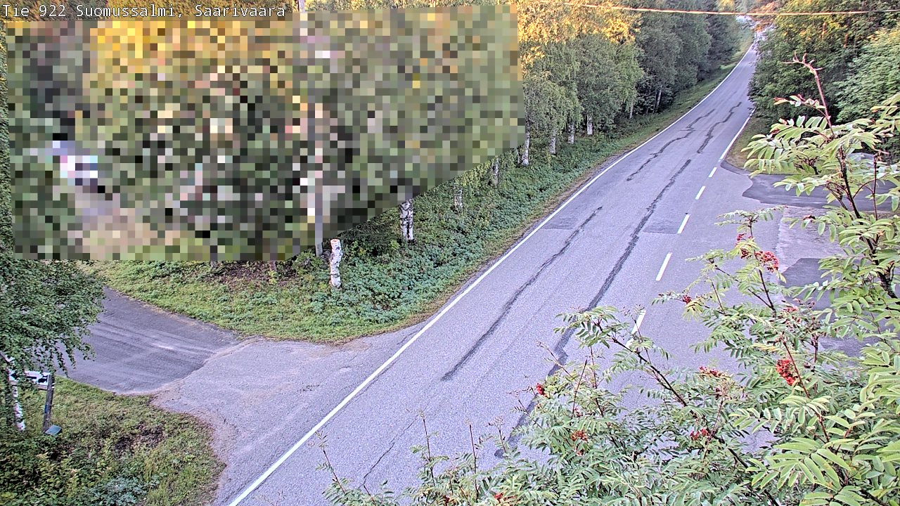 Kelikamerat Kuva Tie 843 Suomussalmi, Saarivaara, Suomussalmi, Kainuu