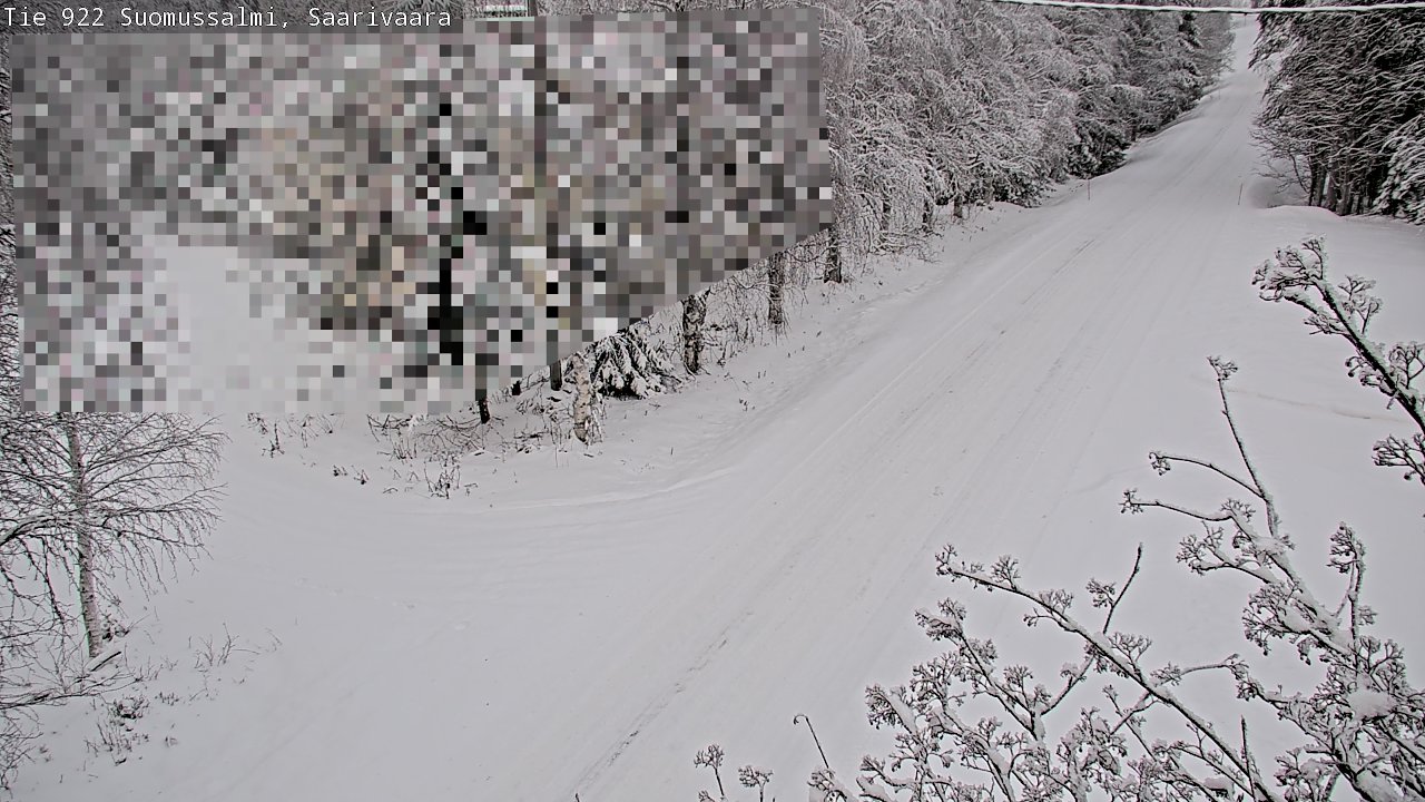 Weather Camera Image Road 950 843 Suomussalmi, Saarivaara, Suomussalmi, Kainuu
