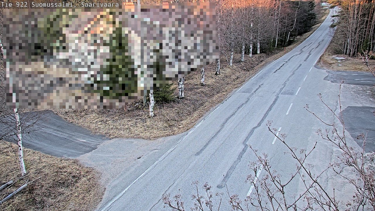 Kelikamerat Kuva Tie 843 Suomussalmi, Saarivaara, Suomussalmi, Kainuu