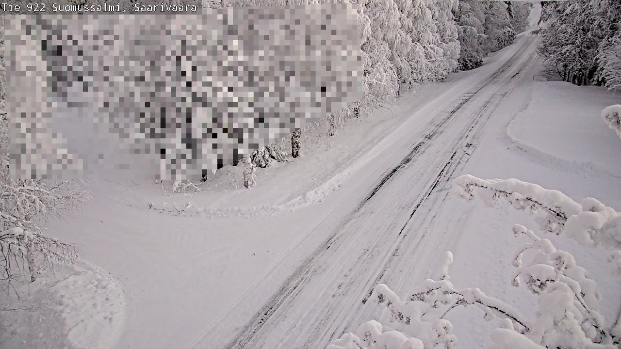 Weather Camera Image Road 950 843 Suomussalmi, Saarivaara, Suomussalmi, Kainuu
